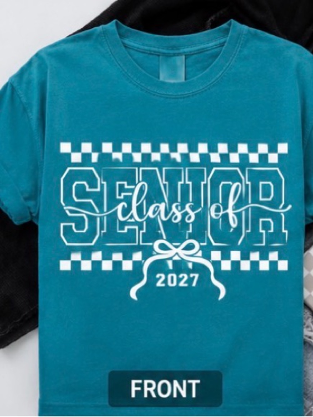 Senior Class of 2027 Graphic Tee - Teal